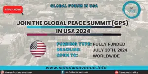 Global Peace Summit in the USA 2024