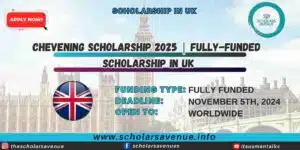 Chevening Scholarship 2025 Scholars Avenue