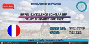 Eiffel Excellence Scholarship