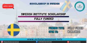 Swedish Institute Scholarship