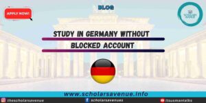 Study in Germany without Blocked Account