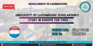 University of Luxembourg Scholarships