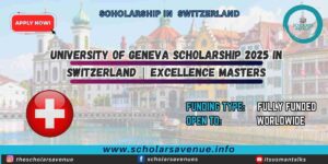 University of Geneva Scholarship