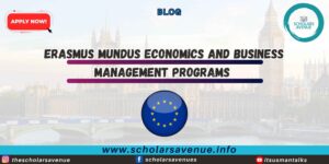 Erasmus Mundus Economics and Business Management Programs